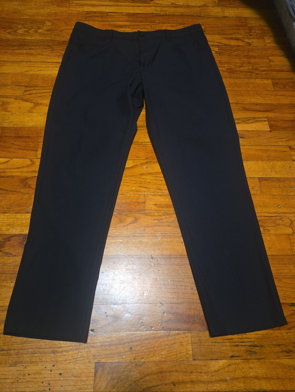 Hind Tricot Prime Time Black Performance Pants 36x30 (30.5) Stretch Golf Travel